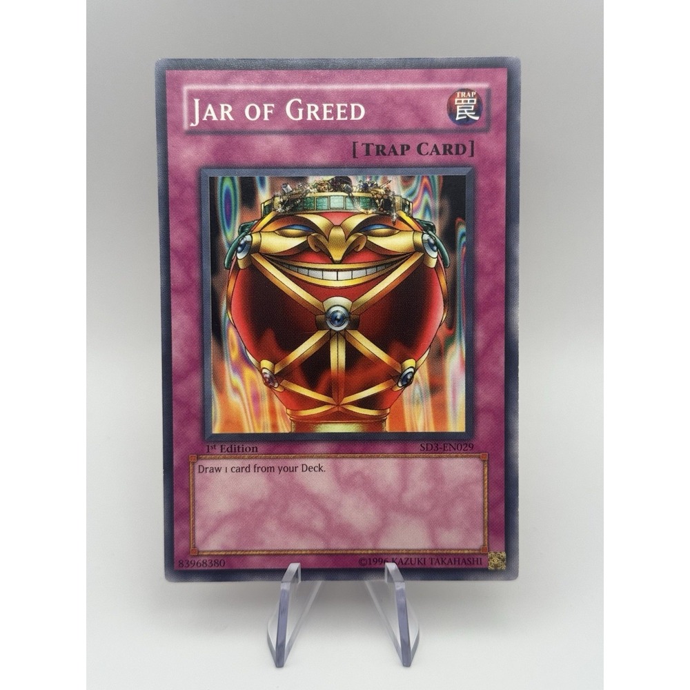 Jar of Greed SD3-EN029 Structure Deck: Blaze of Destruction 1st Edition